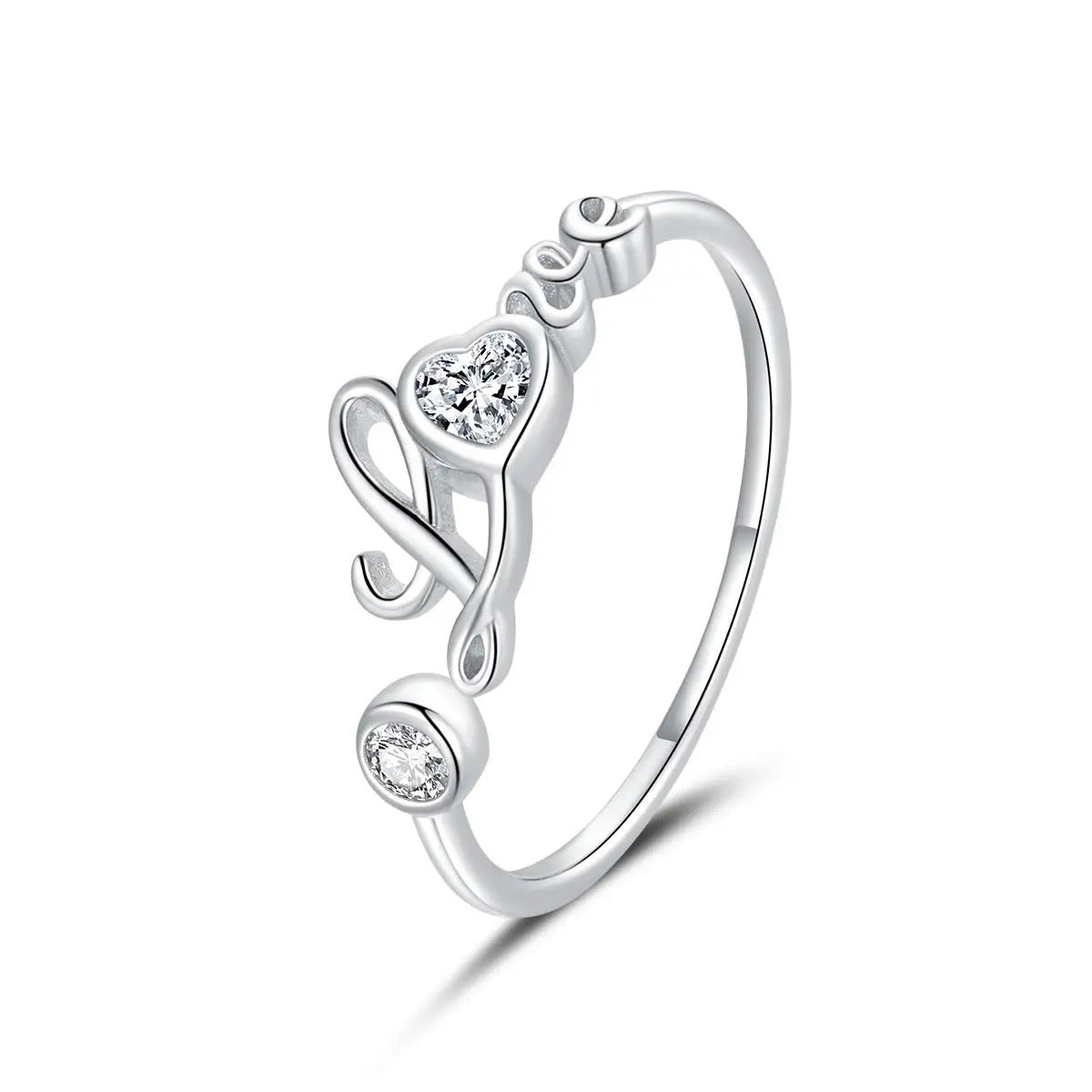 Ring „Love mit 2 Edelsteinen“